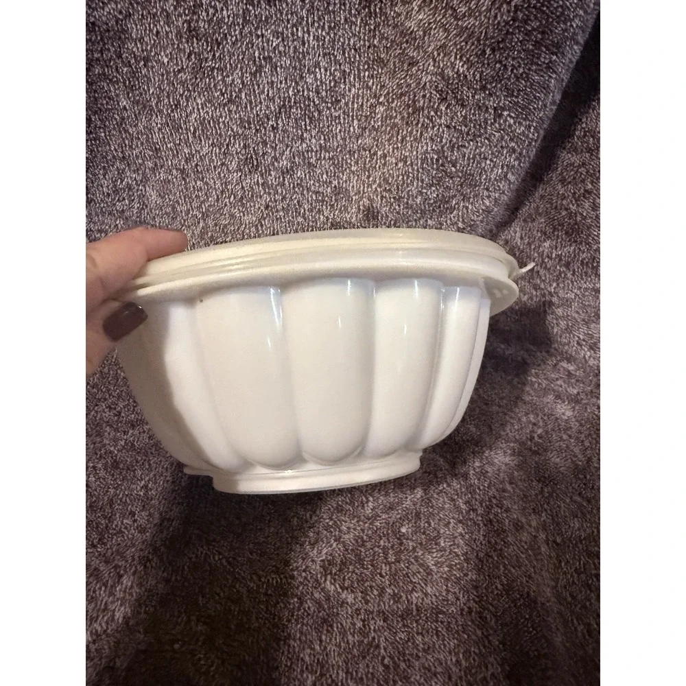 Vtg‎ Tupperware Jell-o Mold and Seal Lid Pattern Jel-Serve 616-2
